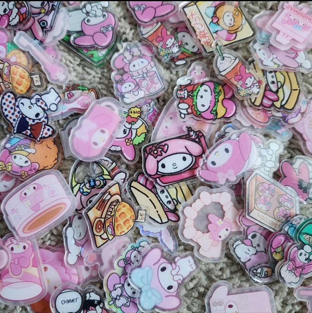 My Melody 4cm Acrylics For Diy-50pcs